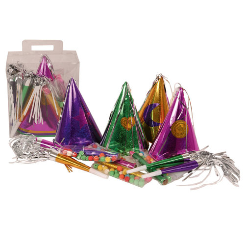 Partyline Party Package 4 people | New Year's package 3 accessories each person