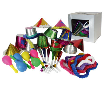 Partyline Kit Cotillons Partyline multicolores 12 personnes