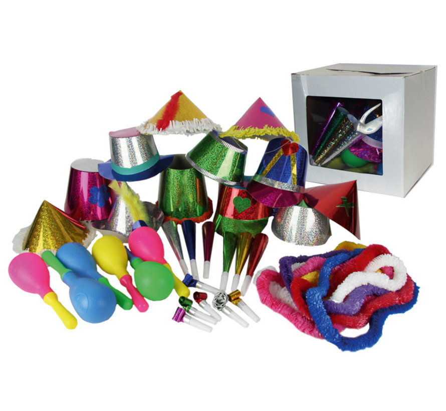 Kit cotillons 10 personnes - Multicolore