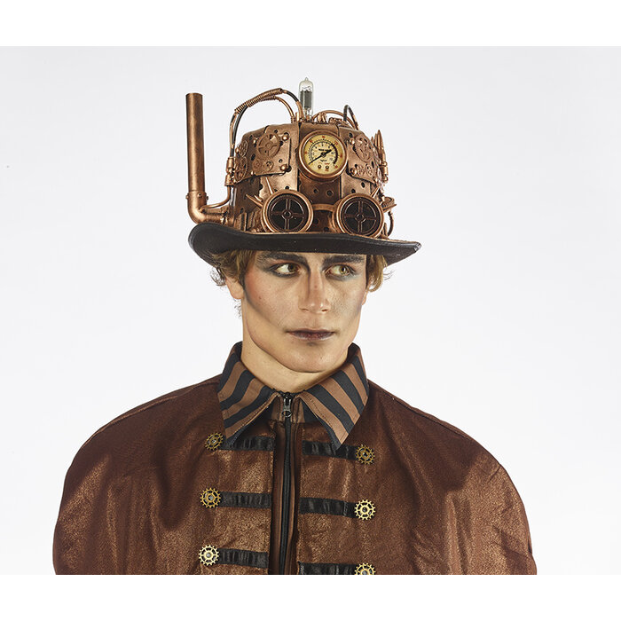 Partyline Steampunk Hat | Model Chimney | Hat retro futuristic