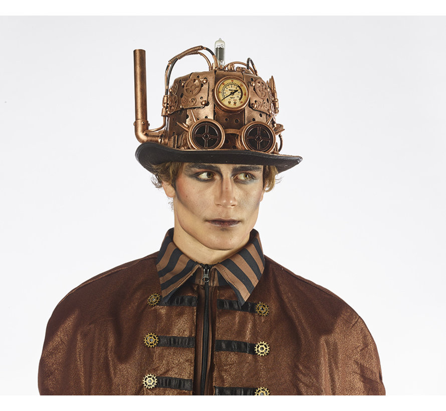 Chapeau Steampunk | Modèle Chimney | Chapeau rétro futuriste