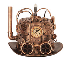 Partyline Chapeau Steampunk | Modèle Chimney | Chapeau rétro futuriste
