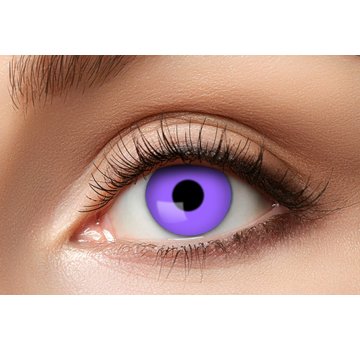 Eyecatcher Purple Gothic Party lenses | Purple Weekly Lenses