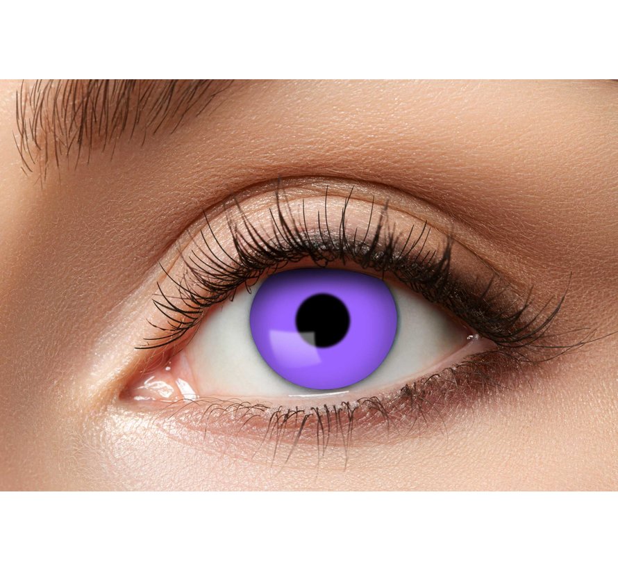 Lentilles de contact Purple Gothic | Verres hebdomadaires violets