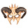 Voodoo mask Devil's ears | Eye mask with Devil's ears