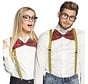 Nerd dress up set accessories | Nerd Glasses, Bow and Suspenders