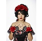 Day of the Dead accessories dress up set | Diadem, gloves, earrings