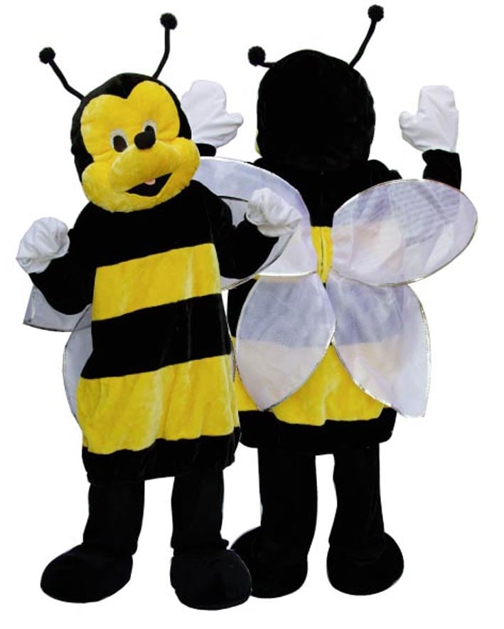 Costume d'abeille en peluche, Costume de mascotte 