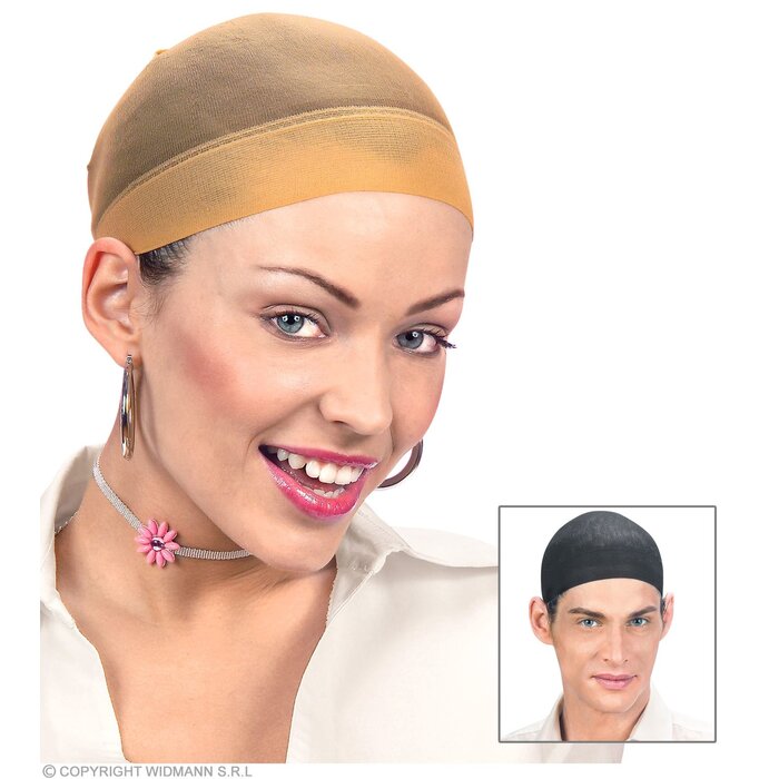 Widmann Haarnetjes 2 stuks - Huidkleurig en zwart - Widmann Pro Pruikkapjes