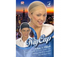 Widmann Haarnetjes 2 stuks - Huidkleurig en zwart - Widmann Pro Pruikkapjes