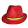 Chapeau gangster rouge supporter Belgique adulte