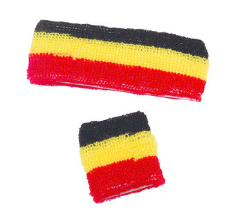 Partyline Sweatband set Belgium for adults - Supporters Belgium