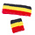 Set bandeau et poignet éponge supporter Belgique  pour adults