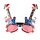 Lunettes guitare rock américaine adulte