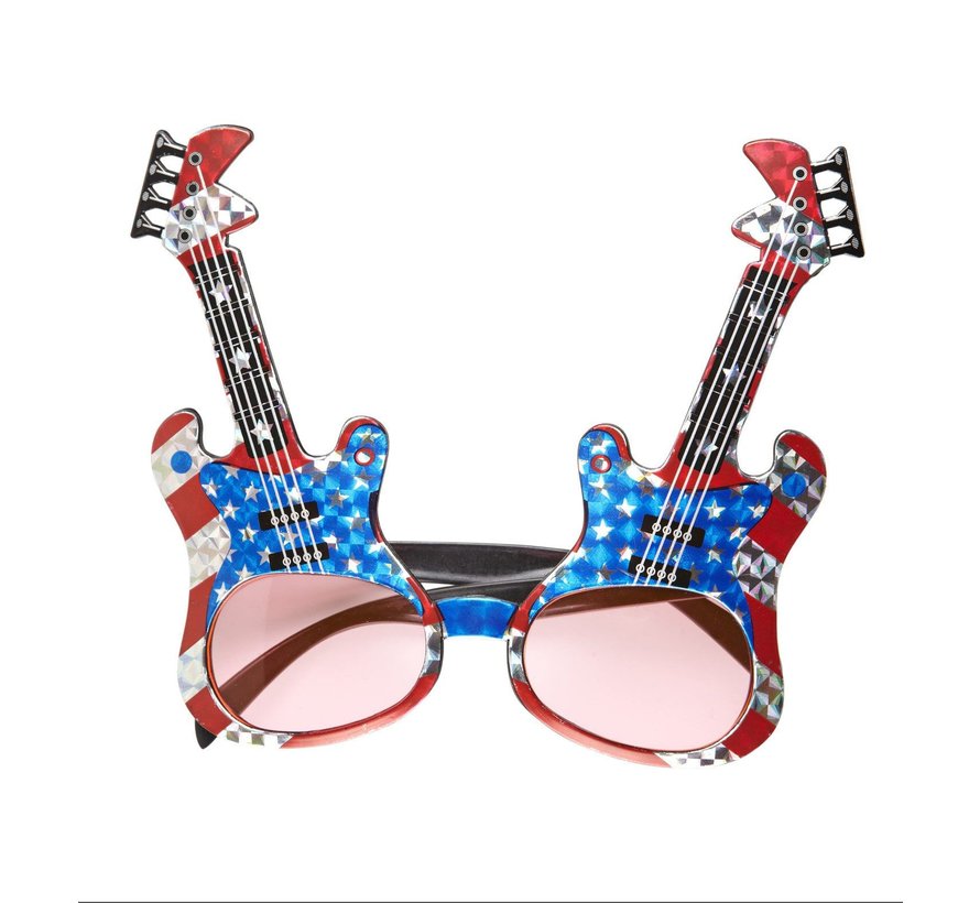 Lunettes guitare rock américaine adulte