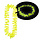 Neon gele Hawaii kransen 12 stuks - Neon Hawaii halskettingen