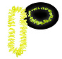 Neon Yellow Hawaii Leis 12 Pieces - Neon Hawaii Garlands