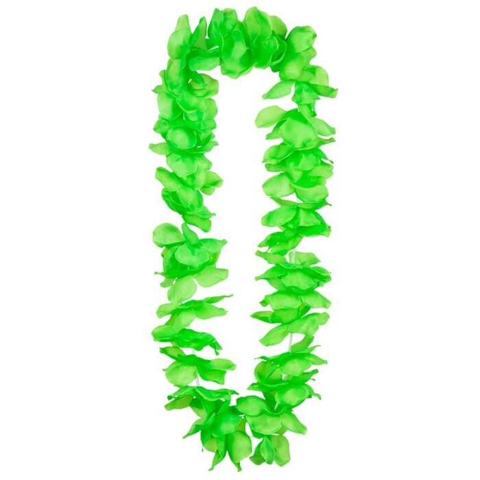 Breaklight.be Neon groene Hawaii kransen 12 stuks - Neon Hawaii halskettingen