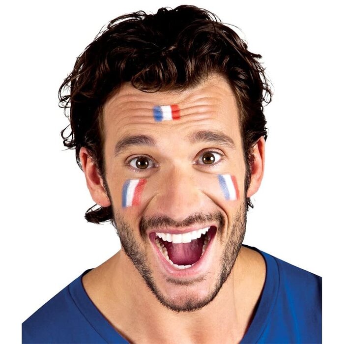 Partyline Make-up stick blue-white-red for supporters France