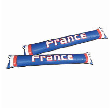 Partyline Inflatable supporter sticks France - 2 pieces