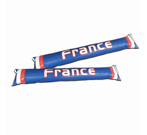 Partyline Inflatable supporter sticks France - 2 pieces