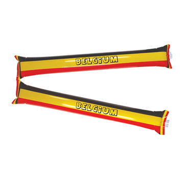 Partyline Inflatable supporter sticks Belgium - 2 pieces