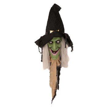 Partyline Talking Witch 70 cm | Halloween door decoration