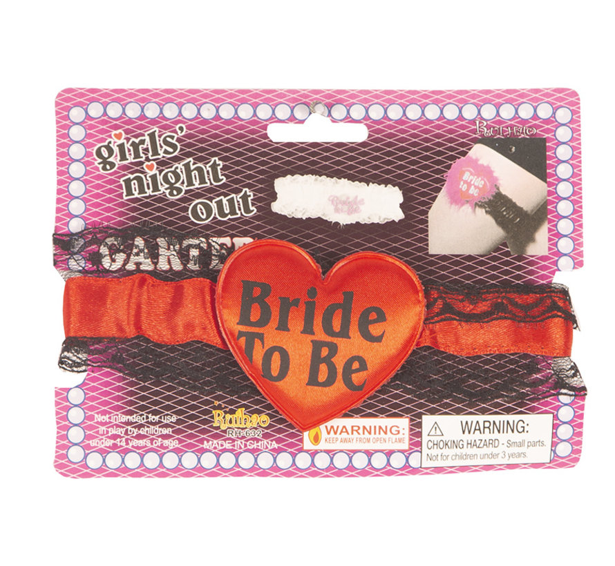 This garter is extremely popular for a bachelorette party.