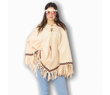 Partyline Poncho hippie pour adultes