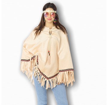 Partyline Hippie poncho for adults