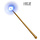 Magic wand 36 cm with light and sound (including 3 batteries)