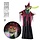 Halloween decoration witch 170 cm with light,sound and LED ball - Standing doll sound-activated