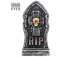 Widmann Halloween decoration tombstone 60 cm with light