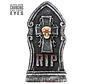 Halloween decoration tombstone 60 cm with light - Multi colour LED 2 x LR44 batteries included