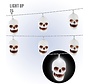 Halloween decoration skull LED light chain 250 cm - 10 light points - works on 2 X AA Batteries ( not included )