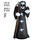 Halloween inflatable decoration Grim Reaper 224 cm with light - including air blower