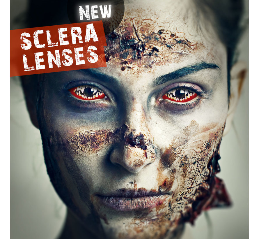 Snapped Sclera lenses 22 mm without correction - Soft annual lenses - New design 2021