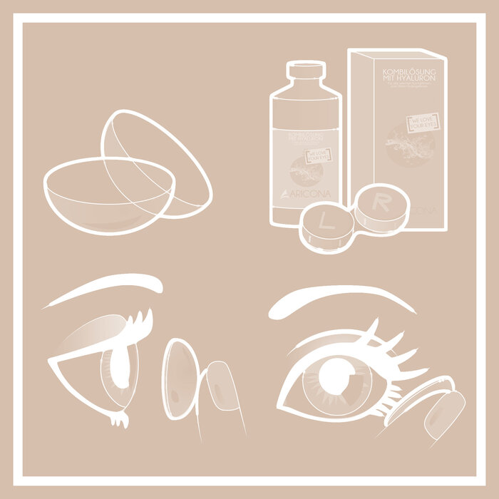 Aricona Run Baby Sclera lenses 22 mm without correction - Soft annual lenses - New design 2021