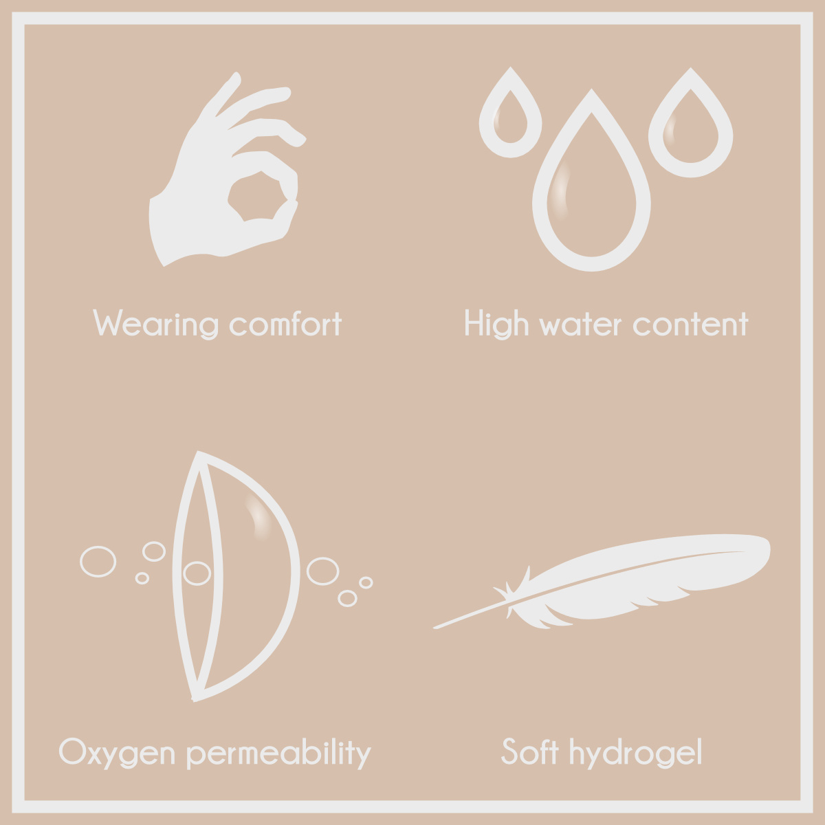 Aricona Run Baby Sclera lenses 22 mm without correction - Soft annual lenses - New design 2021