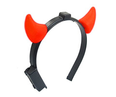 Partyline Lighted devil horns Halloween - 12 pieces