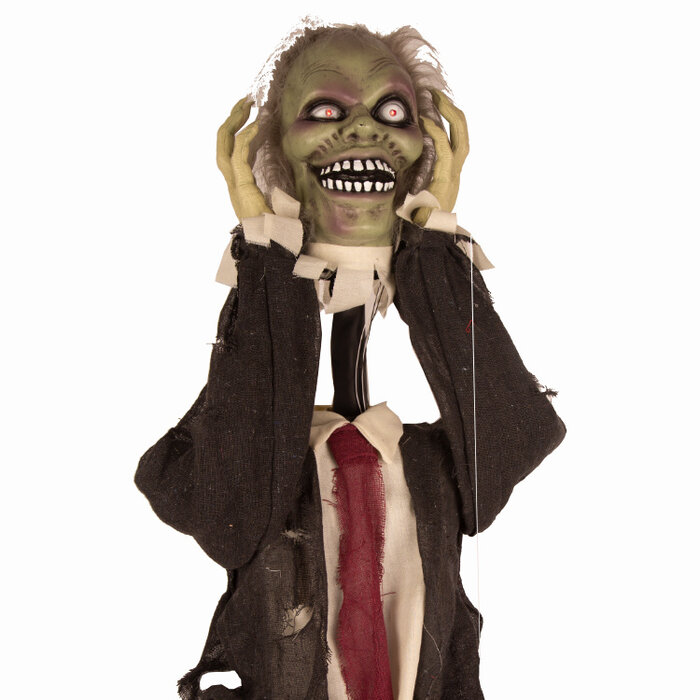 Partyline Décoration d'Halloween zombie mobile 55cm avec lumière et son - Décoration sur pied