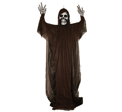 Partyline Halloween decoration Grim Reaper 365 cm with light - Hanging doll with luminous face