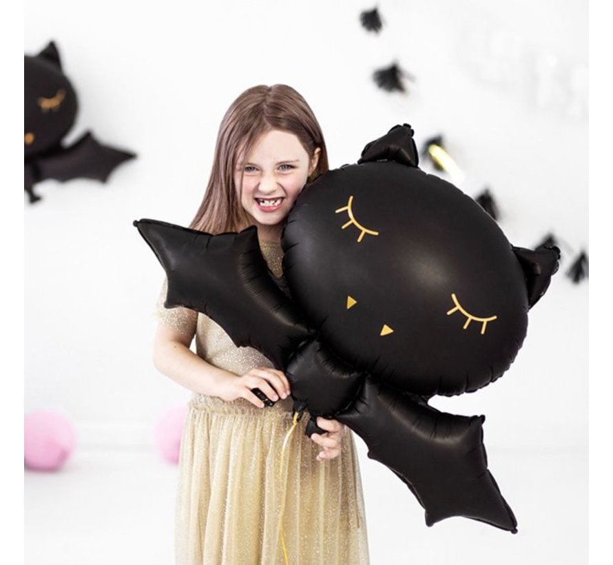 Ballon en aluminium Halloween chauve-souris 80 cm