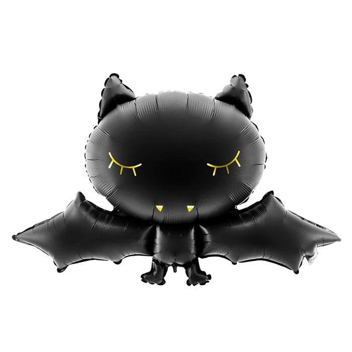 Party Deco Halloween foil balloon bat 80 cm