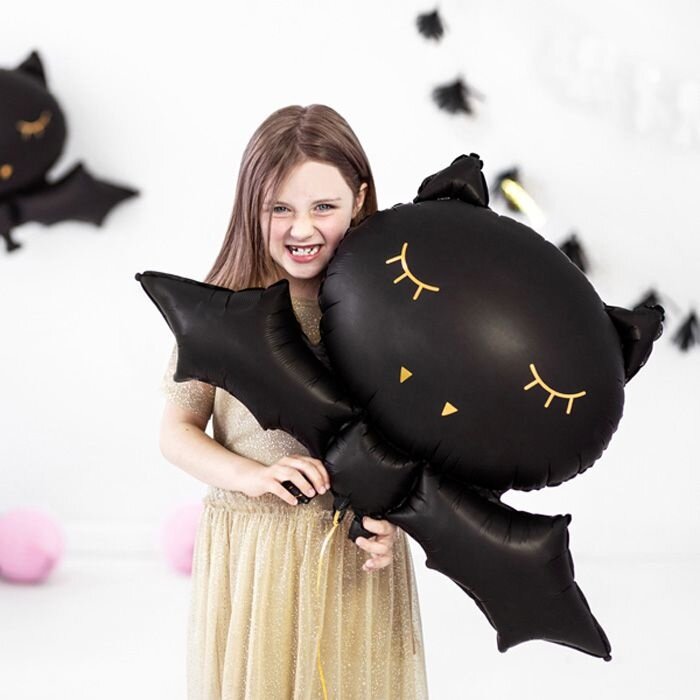 Party Deco Lot de 25 pièces pour la décoration d'Halloween " Party @ Home " - Ballons Uv - Ballons en aluminium - Guirlande d'Halloween