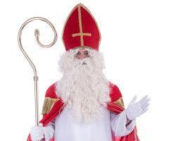 Funny Fashion St. Nicholas beard with wig