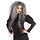 Wig curly grey hair - Large volume grey wig with curls.
