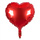 Ballon aluminium coeur rouge 45 cm - Ballon de la Saint-Valentin