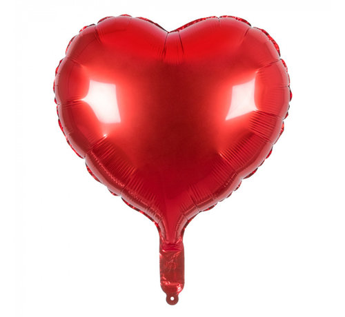 Boland Ballon aluminium coeur rouge 45 cm - Ballon de la Saint-Valentin
