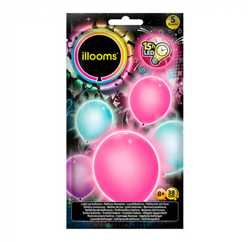 Illooms LED Balloons Luminous balloons - 5 pieces - Sweet series